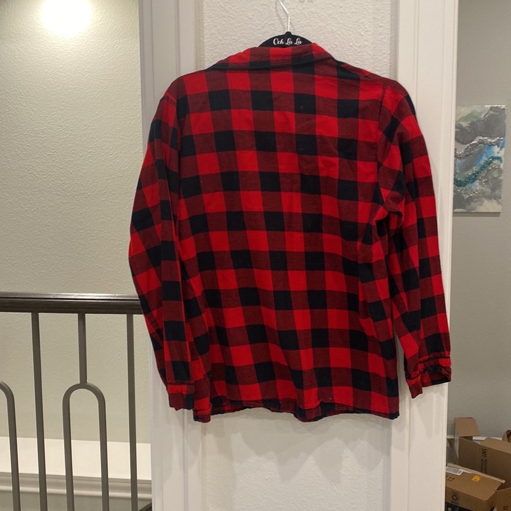 Buffalo Plaid Button-Up Shirt - Picture 4 of 4